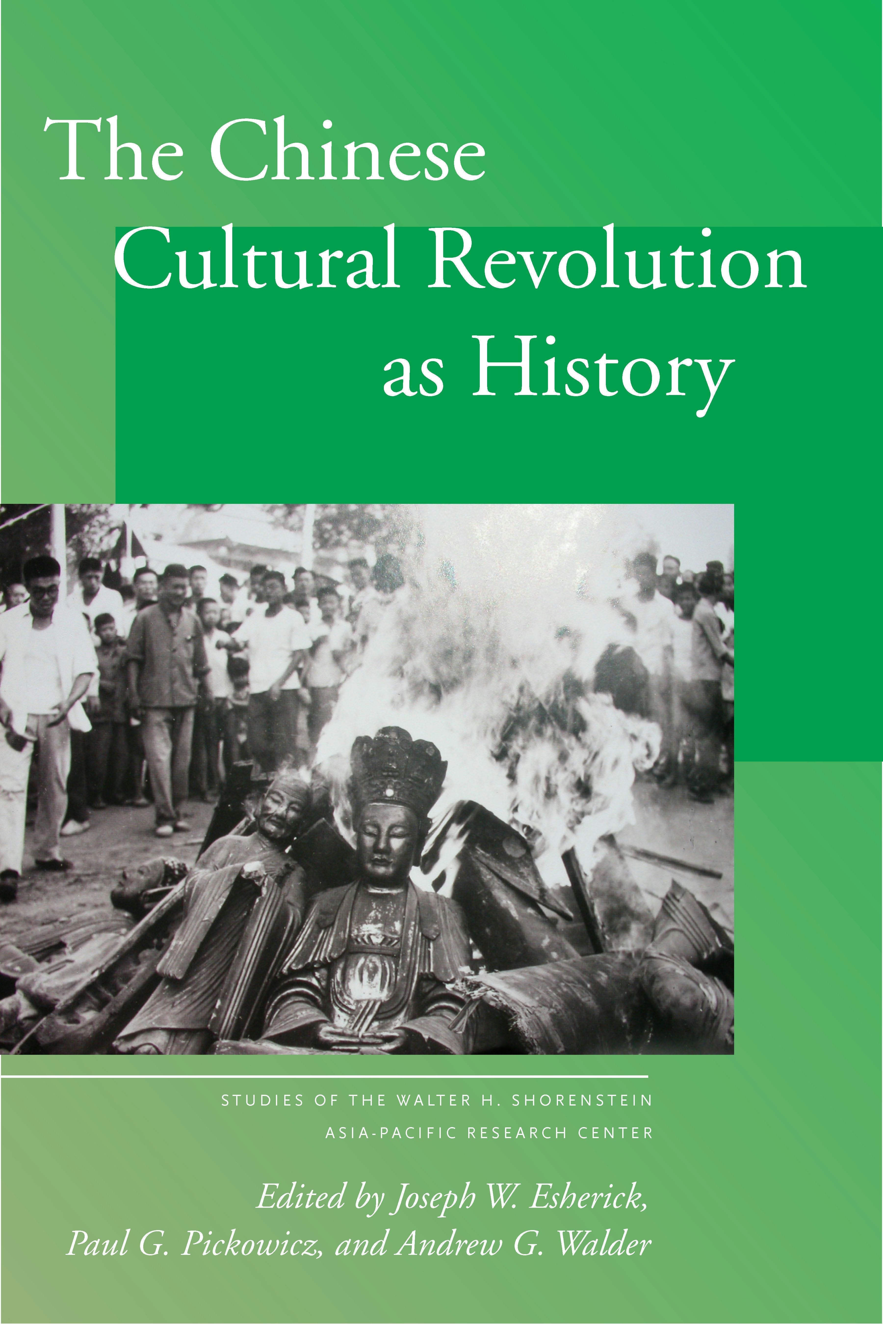 Book cover image for The Chinese Cultural Revolution as History ISBN: 9780804753494
